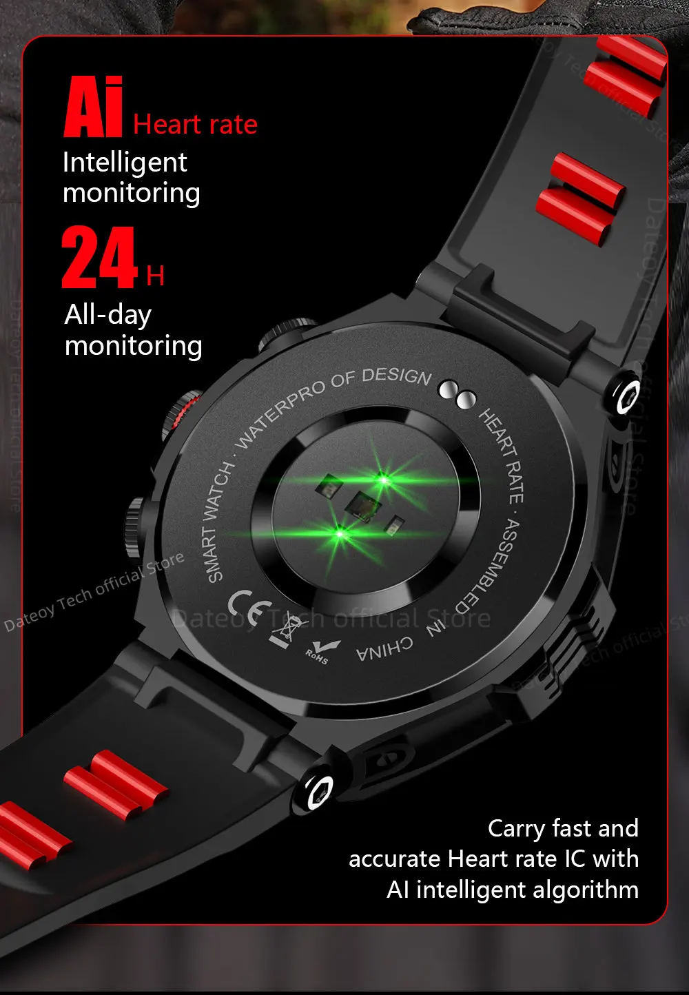 2023 mAh ͸ AMOLED ȭ Ʈ ġ  ȭ IP68  700 +  ƮϽ  Smartwatch ȵ̵