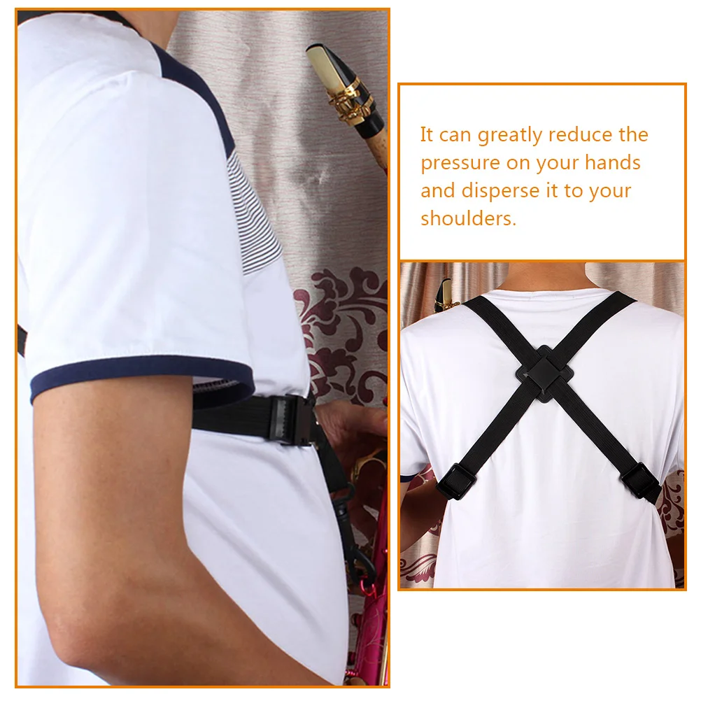 Adult Child Saxophone Harness Strap Adjustable Saxophone Strap Shoulder Sax Harness Soprano Accessories