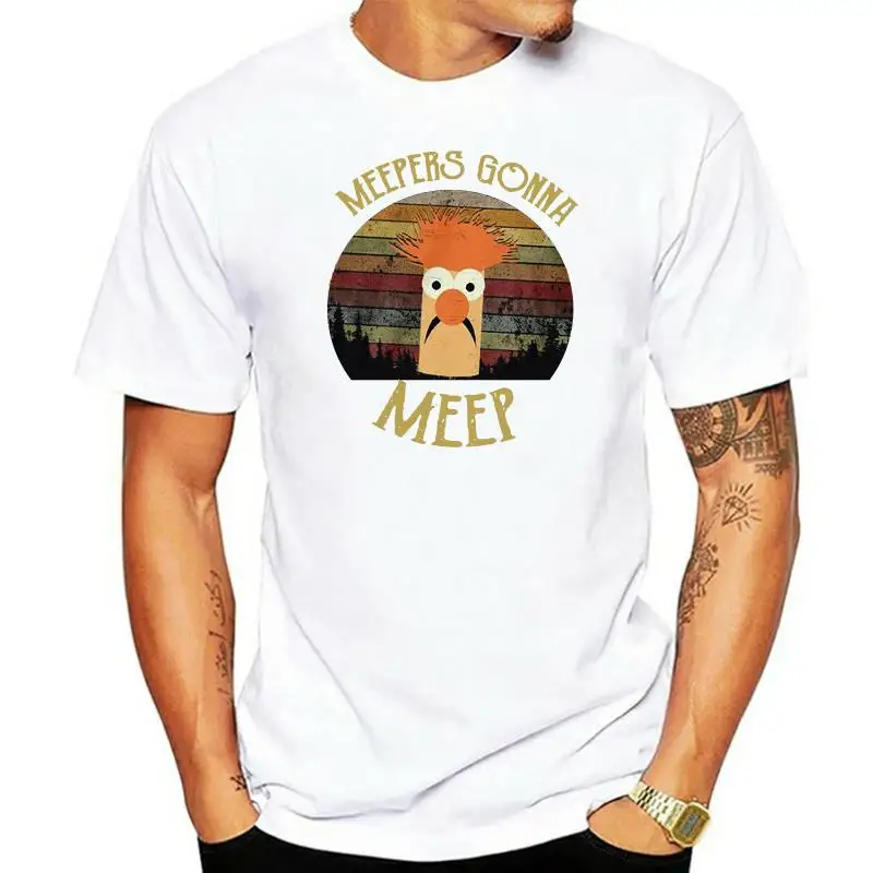 The Muppet Show Becher Meepers Will Meep Maglietta Nera Da Uomo Cotton S 6Xl