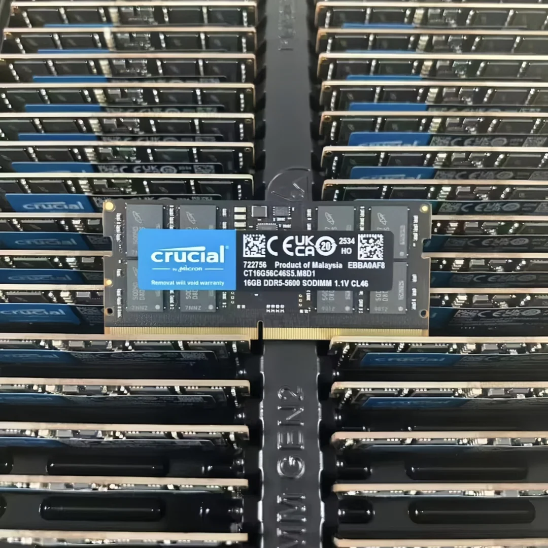 크루시얼 DDR5 RAM 8GB 16GB 32GB 4800MHz 5600MHz 262핀 SO-DIMM 메모리 비-ECC LEGION 노트북용 RAM