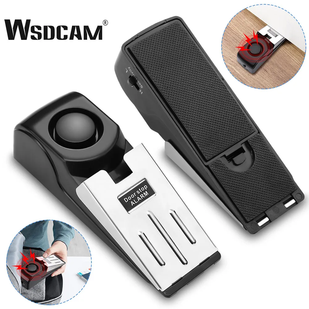 WSDCAMWireless120dBDoorStopAlarmVibrationTriggeredSensor