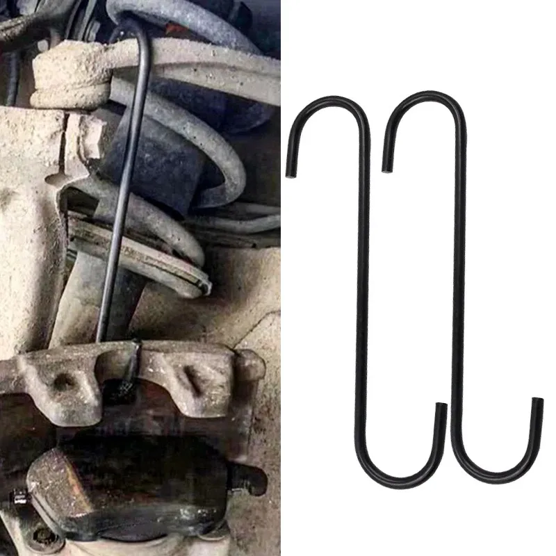 Car Caliper S Shape Hanger Hooks Suspension Disc Service Brake Pad Replacement Parts Help Compress Piston Repair Tool for Auto