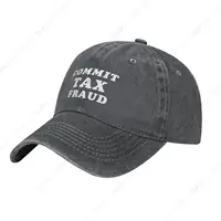 Commit Tax Fraud Cap Pure Cotton Cap Men Women Baseball Cap Breathable Hat Outdoor Sports Cap Fishing Sunshade Hat For Travel 2