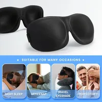 3D Sleep Mask Blindfold Sleeping Aid Soft Memory Foam Eye mask for Sleeping Travel Blockout Light Slaapmasker Eye Cover 6