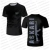 ASKARI Boxing Fighting Match 3D Men and Women Fitness Short Sleeve T-Shirt Breathable Sports Outdoor Training Children Tshirts 1