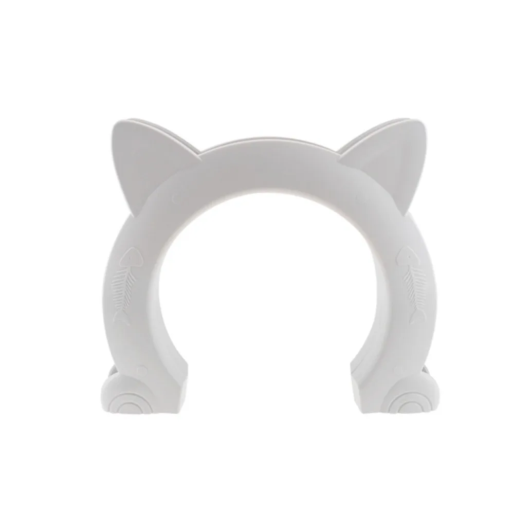 새로운 고양이 문/강아지 문, 방향 조절 가능한 애완동물 훈련용 장난감, 고양이/강아지/새끼 고양이용 ABS 플라스틱 고양이/강아지 문, 자유로운 출입 가능