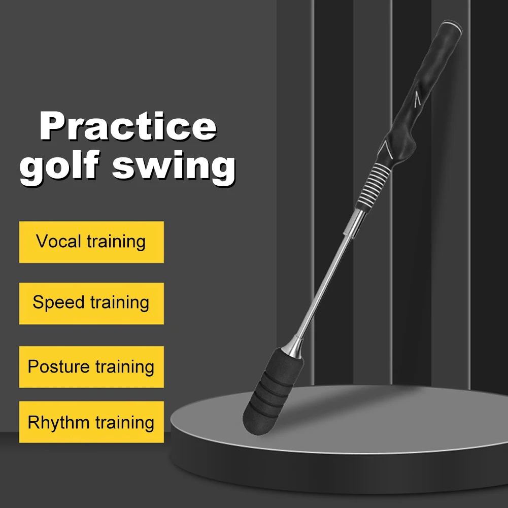 Golf Swing Trainer Golf Grip Trainer Ergonomic Golf Practice Stick Non Slip Handle Swing Gesture Corrector Golf Accessories