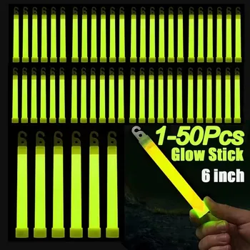 5-50pcs Survival Kit Emergency Glow Light Sticks Walking and Hiking Camping SOS Gear Outdoor Equipment SOS EDC Tool 1