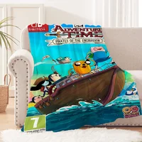 Hairy Blankets for Bed Blanket 150cm X 200cm Adventure Time Luxury Throw Blankets King Size Microfiber Bedding Interior for Home 2