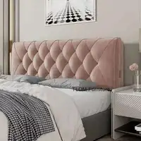 Backrest Soft Bag Bed Headboards for Hotel Headboards American Flannel Cloth Skin-Friendly Light Luxury Household Bed Headboards 4