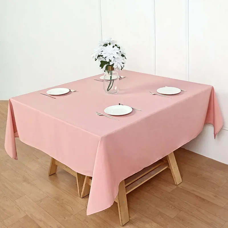 Description Picture 4 of item2024 Table cloth polyester tablecloth round table cloth circular solid