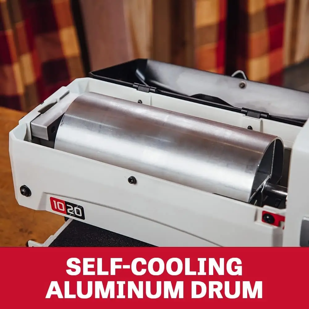 NEW 10-Inch Benchtop Drum Sander, 10 FPM, 1 HP, 1Ph 115V (JWDS-1020)