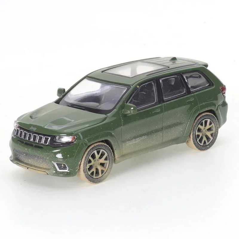 JKM 1/64 Jeep Grand Cherokee Trackhawk 2019 Series SUV Diecast Alloy Model Car Friends Gifts Collect Ornaments Kids Toys Boys 2