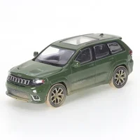 JKM 1/64 Jeep Grand Cherokee Trackhawk 2019 Series SUV Diecast Alloy Model Car Friends Gifts Collect Ornaments Kids Toys Boys 2