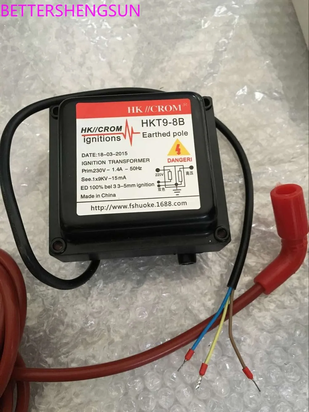 

Burner ignition transformer HKT9-8B ignition high-voltage package, high-performance igniter