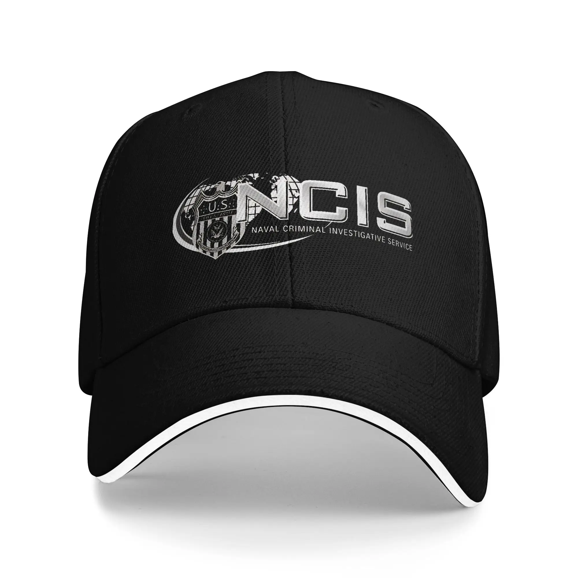NCIS Naval Criminal Investigative Service Baseballkappe mit Retro-Print, Sonnen-Trucker-Mütze, Unisex-Teenager-sonnenfeste Baseballkappen – Detail 1