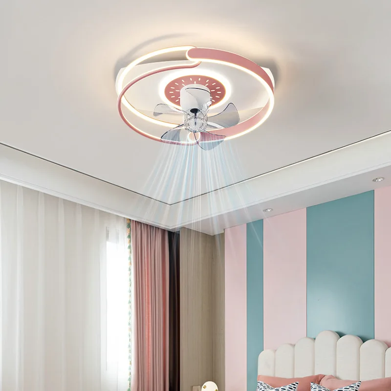Smart 360&deg; Rotating Ceiling Fan Lights 6 Wind Speeds Bedroom Living Room Remote Control Chandelier