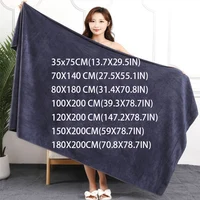Thickened Microfiber beauty salon towel, super soft and absorbent Not shedding hair large bath towel Homestay massage hotel etc 1