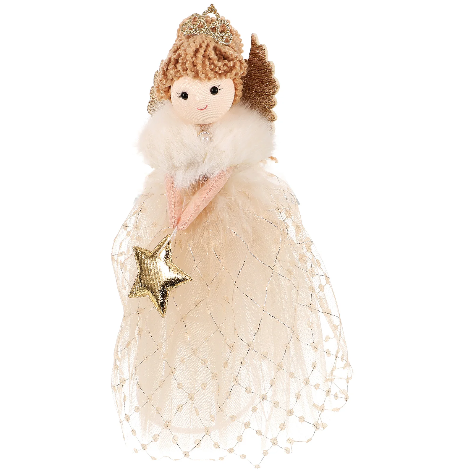 

Christmas Party Decoration Lovely Angel Christmas Tree Topper Ornament for Home Holiday Xmas Trees New Year Navidad