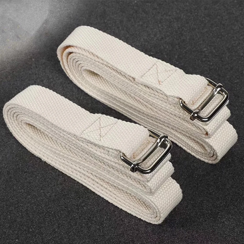 

Широкое применение, растягивающийся ремень для йоги, для различных позы и упражнений, удобный для начинающих, бежевый