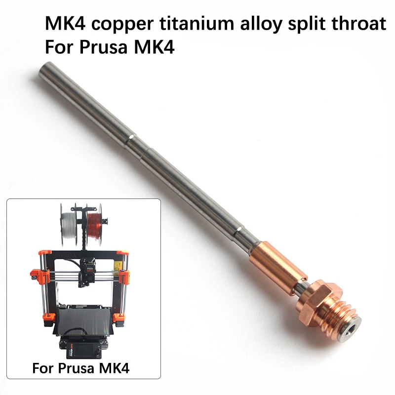 Adattatore Heatbreak In Lega Di Titanio Per Prusa Mk4 / Xl Nextruder Heaterblock Zs V6 Ugello Standard / Plus 0.4Mm