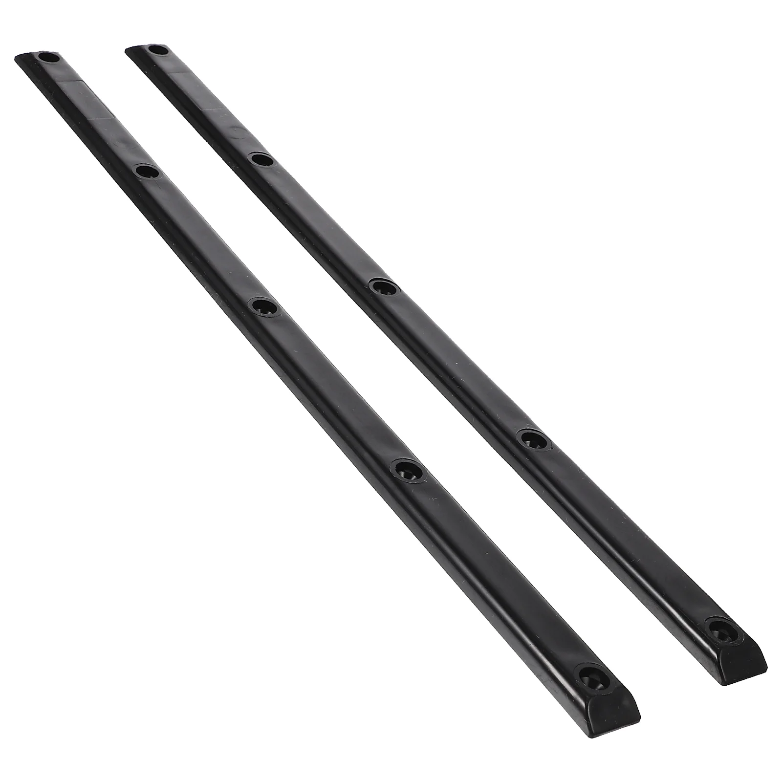 

2 Pcs Skateboard Bumper Rib Bone Rail Professional Wear-resistant Longboard Strip Parts Plastic Replaceable Supplies