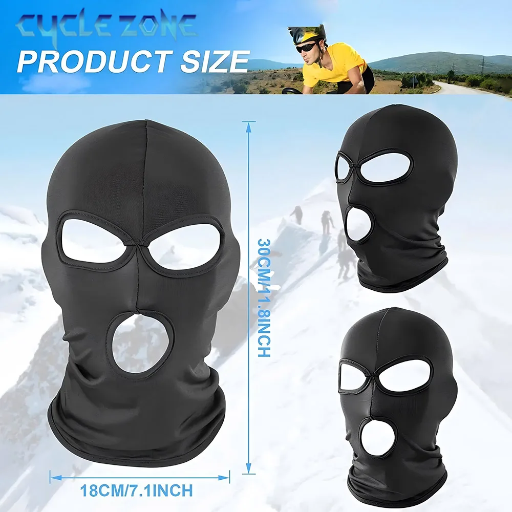 Máscara Cosplay Pack 2 Máscaras Cara Completa Sin Rostro - Elastano Negro Para Halloween Y Cosplay Máscara Halloween Cosplay