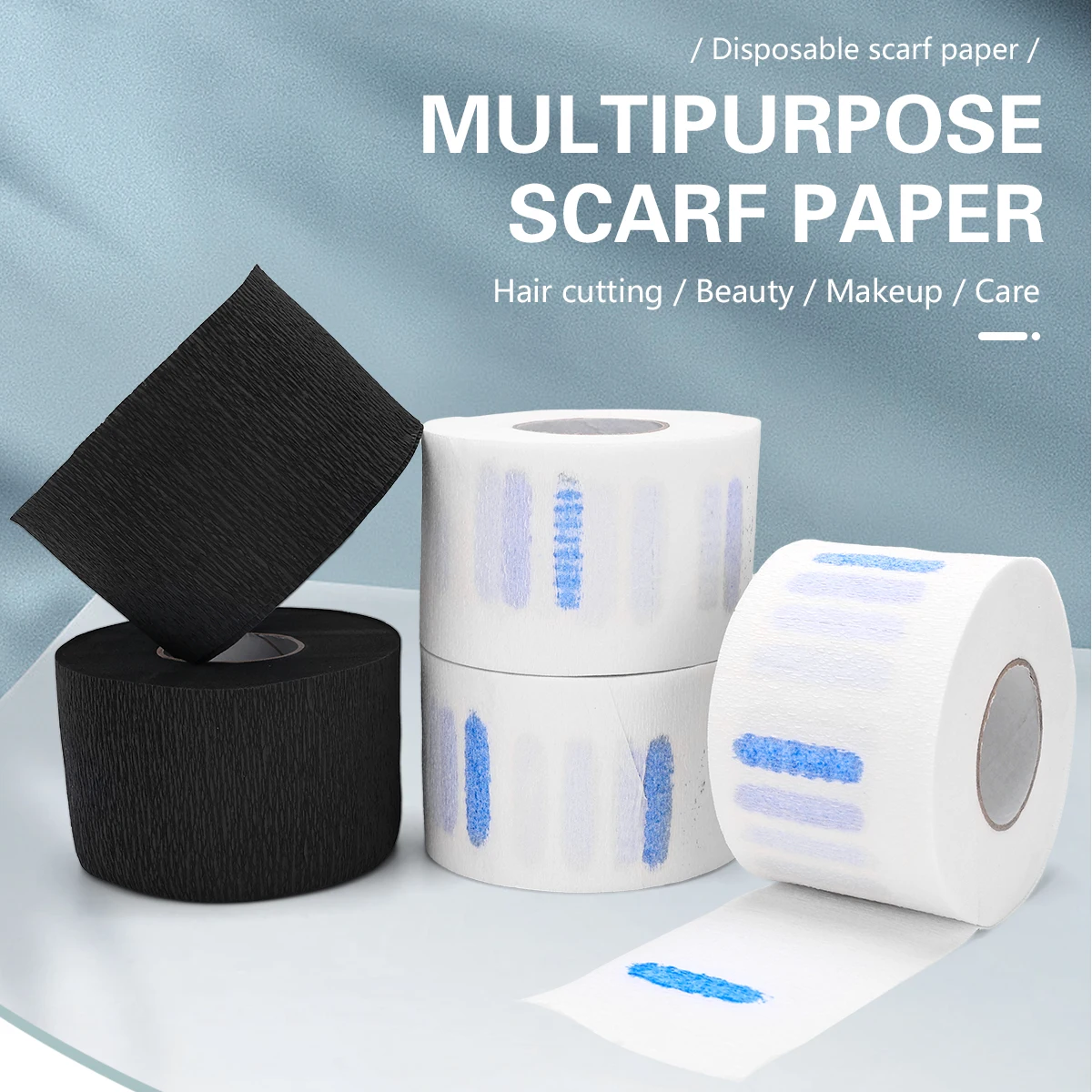 1 Roll Protection Hairdressing Neck Paper Disposable Hair Cutting Accessory Barbershop Supplies bus card bank card access card id credit card office supplies work card protection cover work card holder badge holders