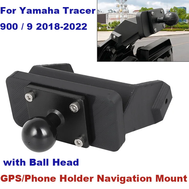 Stand Support Mount GPS Navigation Mounting Mobile Phone Adapter Holder Bracket 2018-2022 For Yamaha Tracer 900 / 9 / GT for yamaha tracer 700 tracer 7 gt tracer7 tracer700 motorcycle accessories mobile phone usb phone gps plate navigation bracket