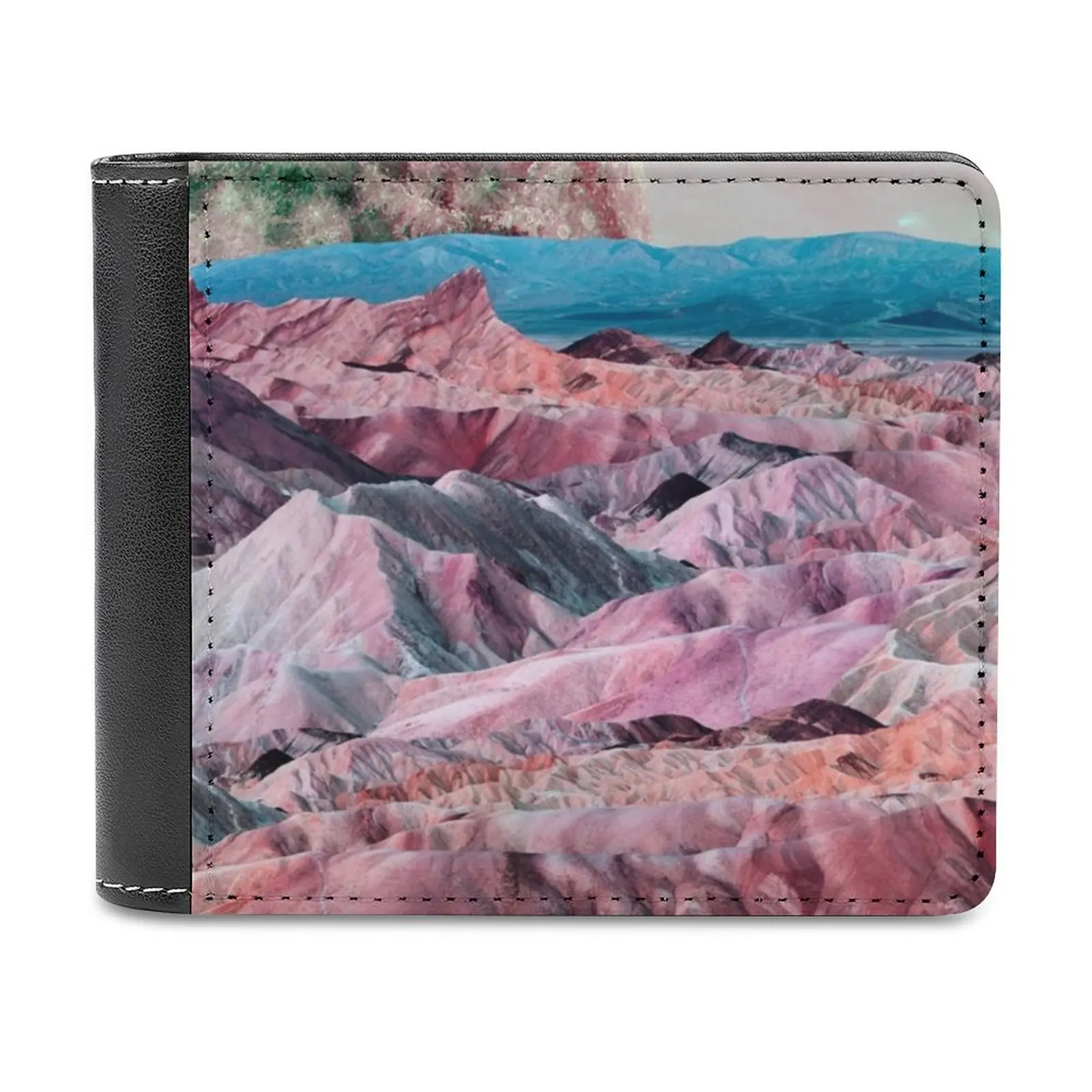 

Мужской кошелек от Off On other Planet, кошельки, новый дизайн, долларовая цена, мужской кожаный кошелек с рисунком гор