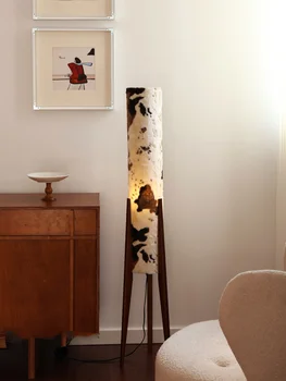 Vintage Solid Wood Floor Lamp 1