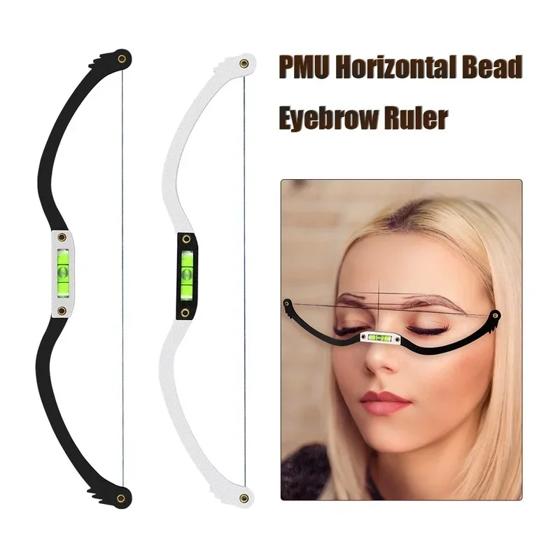 Eyebrow Positioning String Mark Ruler Microblading Horizontal Bead Mapping For Permanent Makeup Measuring Brow Design 1Pcs