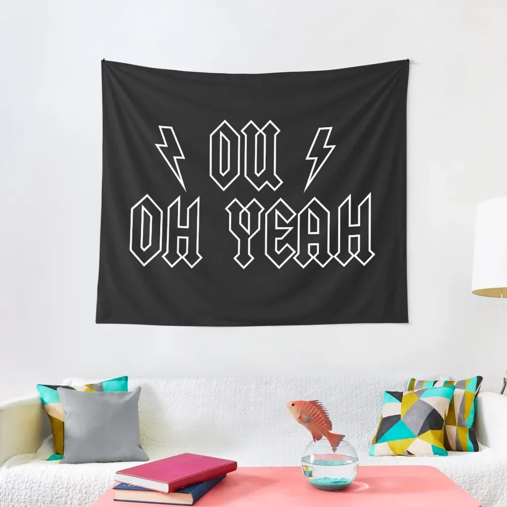 

OU Oh Yeah Tapestry Wall Hangings Decoration Outdoor Decor Aesthetic Room Decoration Wall Deco Tapestry