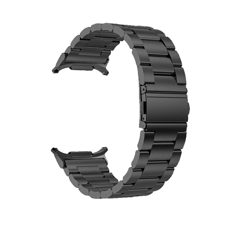 Luxury Stainless Steel Watch Strap - No Gap Metal Band Bracelet