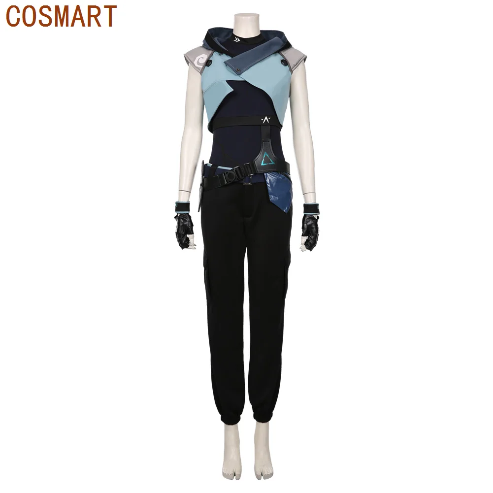

COSMART Valorant Valorant Cos Jett Cosplay Costume Cos Game Anime Party Uniform Hallowen Play Role Clothes Clothing