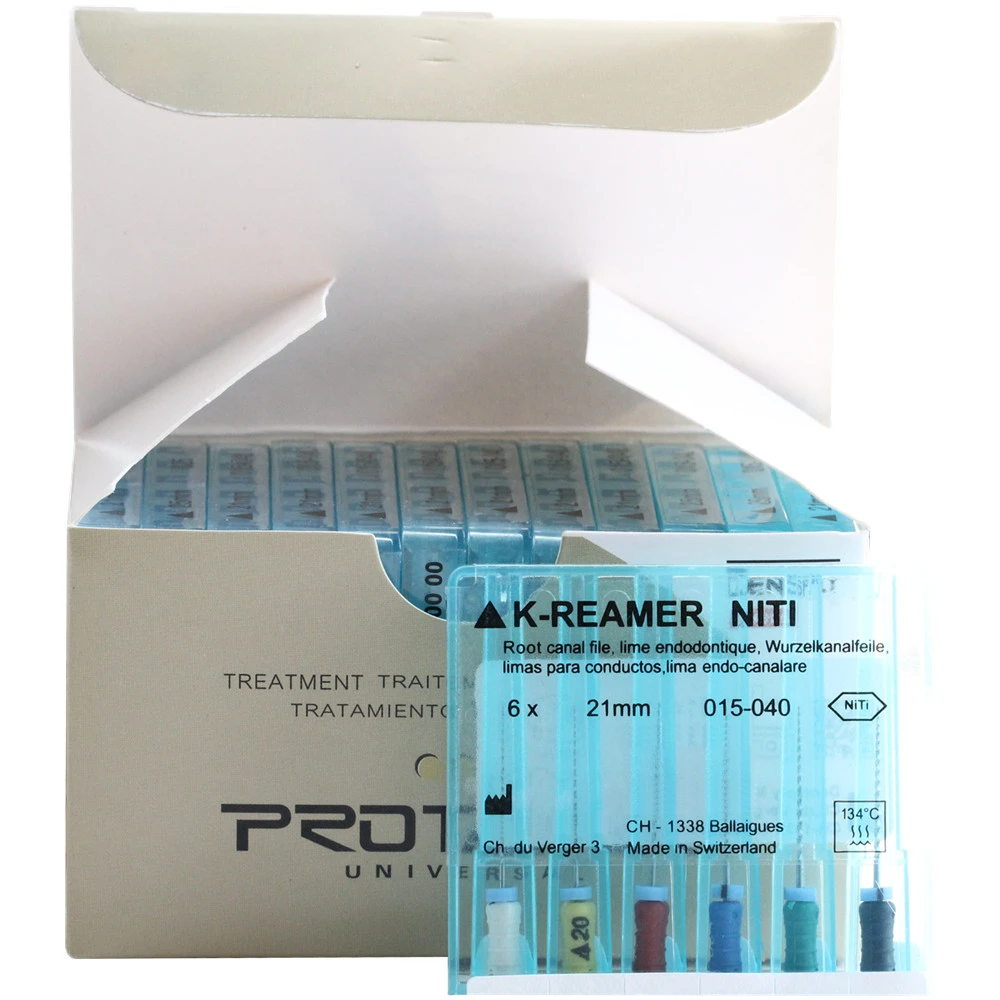 10 Packs Dental K REAMER NITIFLEX FILE 21/25mm 015 040 NiTi Flexible