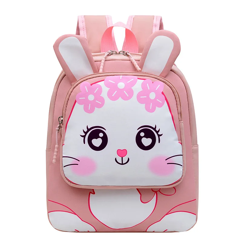 New Cartoon Kindergarten School Bag 4-6 Years Old Baby Super Light Cute Animal Print Large Capacity Children's Backpack 2
