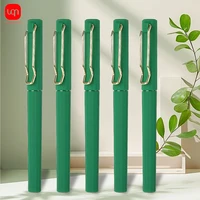 3/6/12pcs 0.7mm High Quality Matte Green Gel Pen Book Smooth Writing Pen Quick Dry Ballpoint Pen Office & School Stationery 2