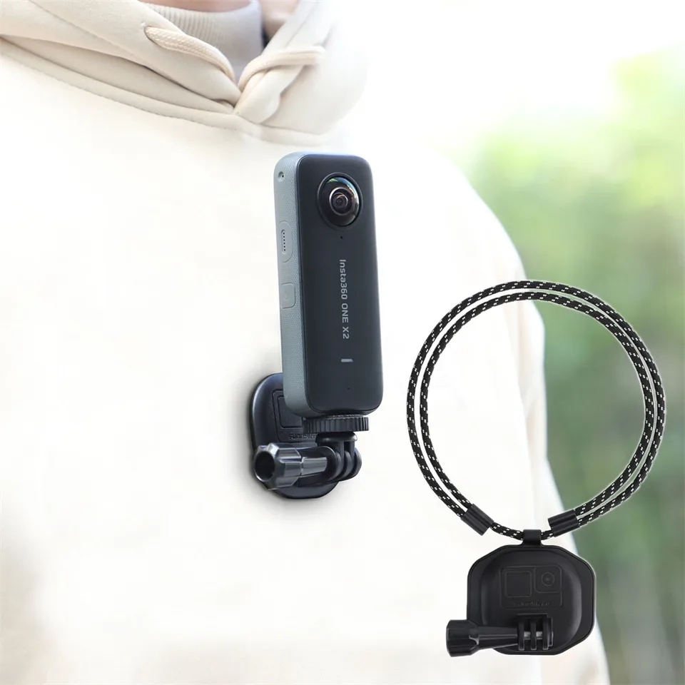 インスタ360用アクションカメラ,1つまたは2つのユニバーサルフック