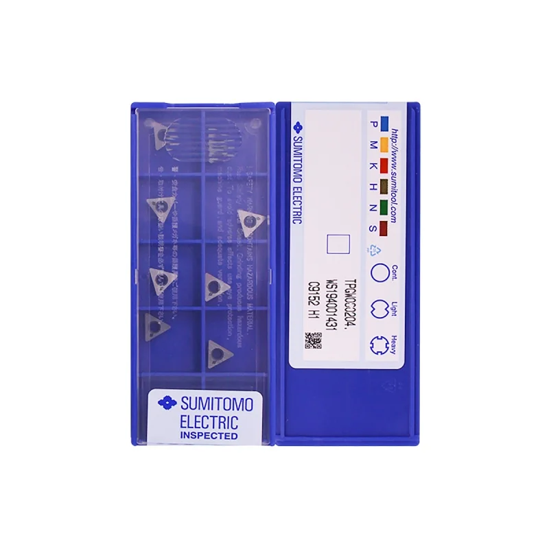 

10pcs SUMITOMO 100% Original TPGW TPGW08 TPGW0802 TPGW080202 H1 TPGW080204 H1 Turning Inserts