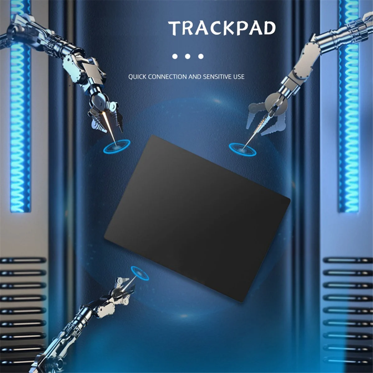 Touchpad Cablato Seenda Per Windows 10/11 – Superficie In Vetro Temperato, Base In Alluminio, Supporto Multi-touch, USB-C, Plug & Play