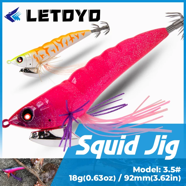 LETOYO 3,5#, 18g, eging pesca calamar, pajaritos pesca calamar