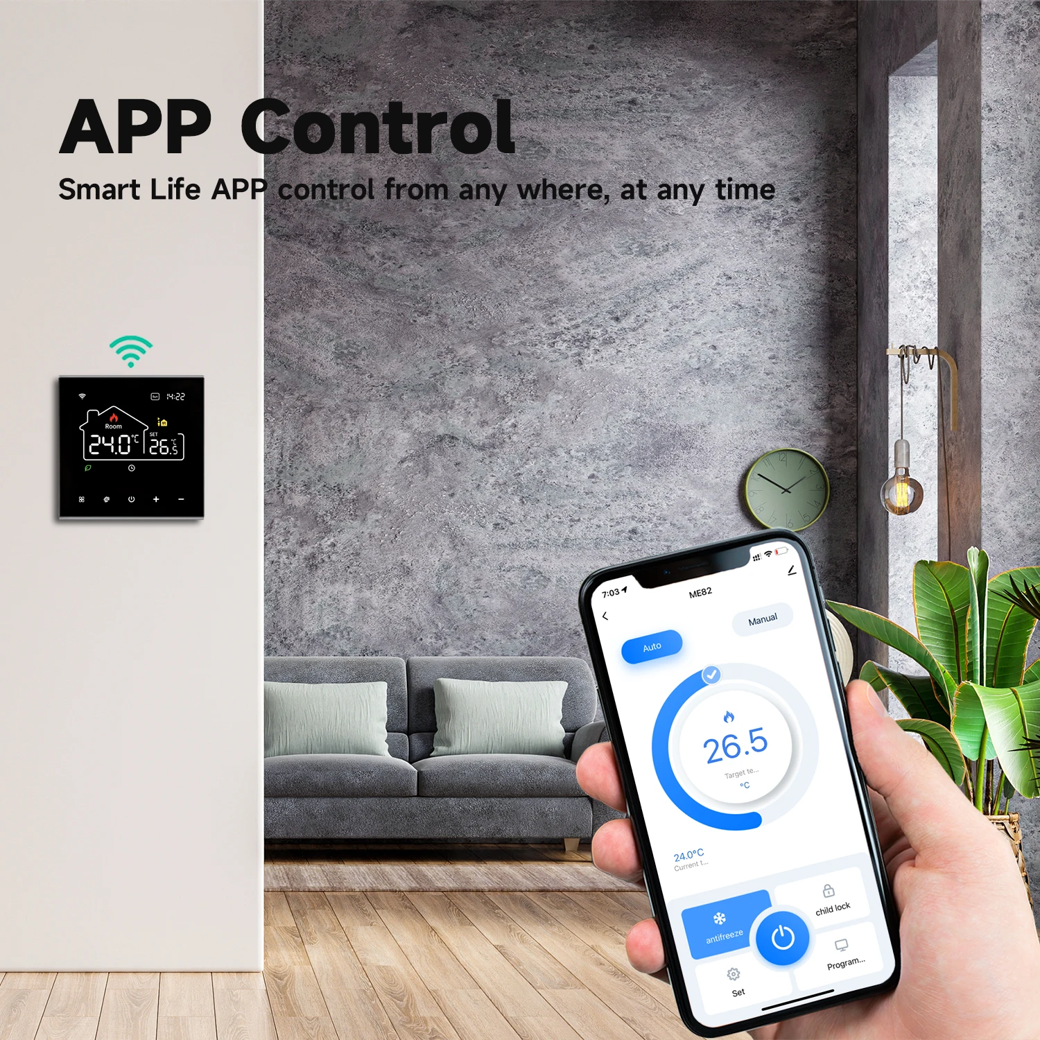 Smart Thermostat Tuya WiFi Electric Heating Water Gas Boiler Temperature Controller Work With Alexa Google Home Alice