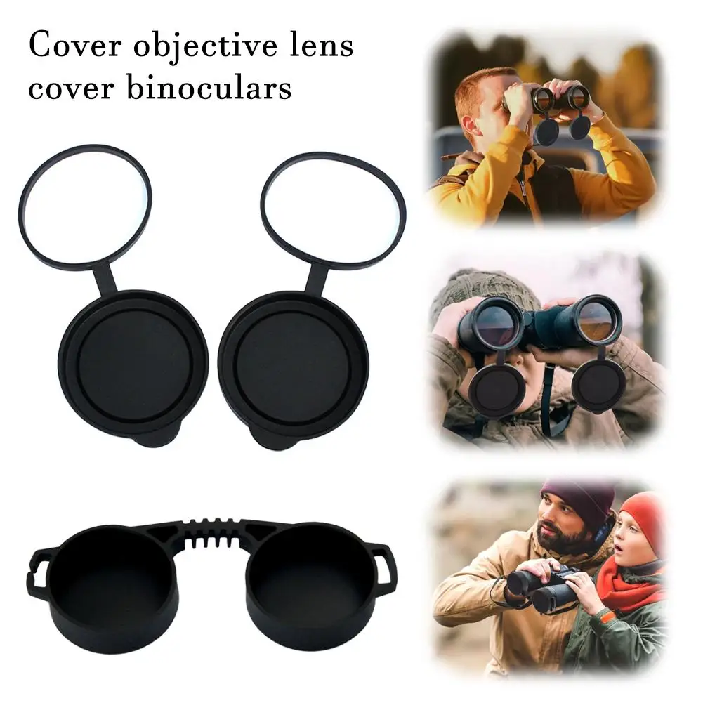 Binoculars Protective Cover Rubber Eyepiece Spyglass Fire Decoration Accessories Cover Prevention Objective Lens 42mm/52mm X3Q5