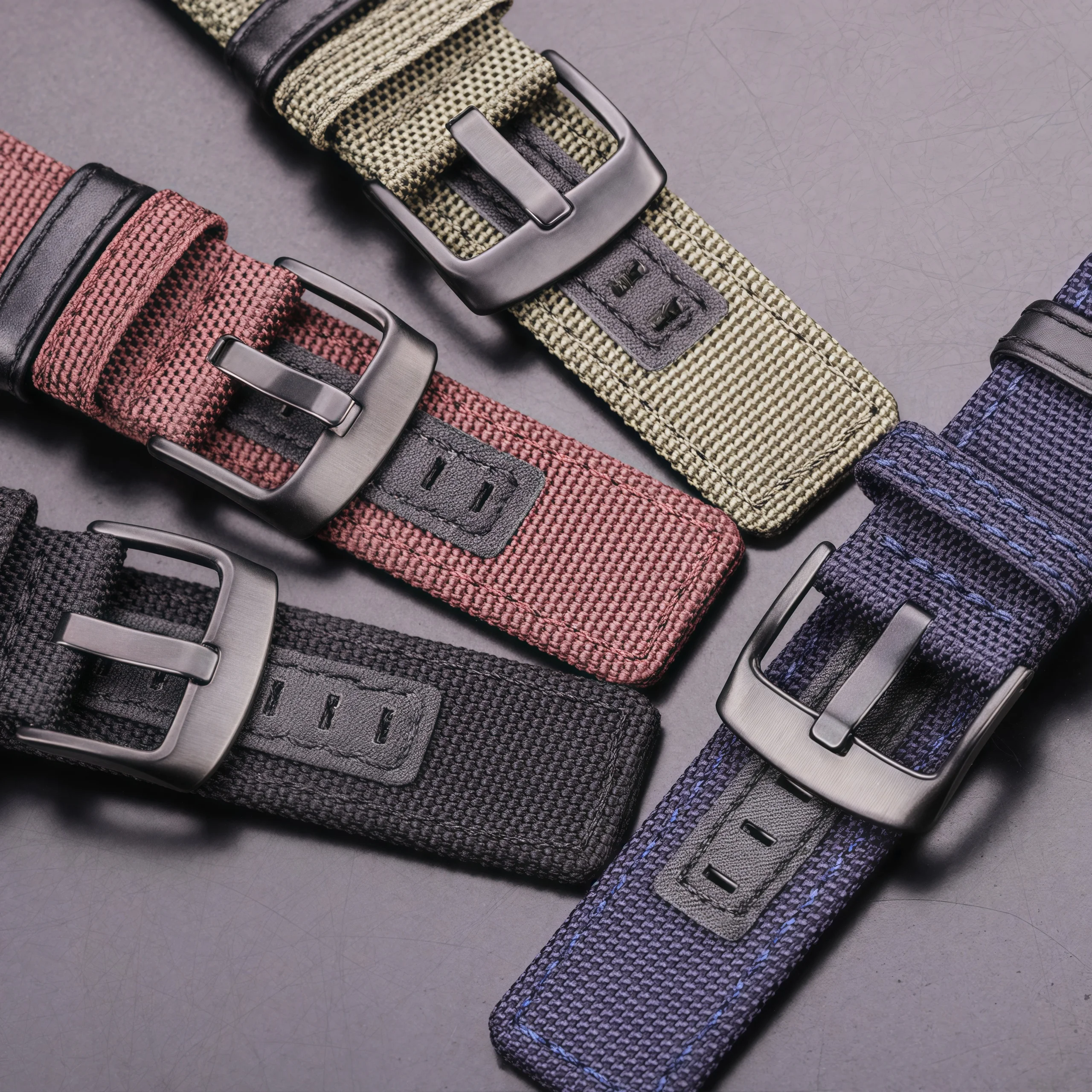 Versatile Nylon Watch Strap in Four Colors – Elegant Universal Watchband