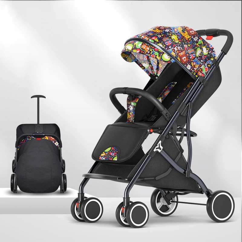 Poussette pliable à une clé pour bébé, poussette de voyage légère et portable, bon marché, offre spéciale