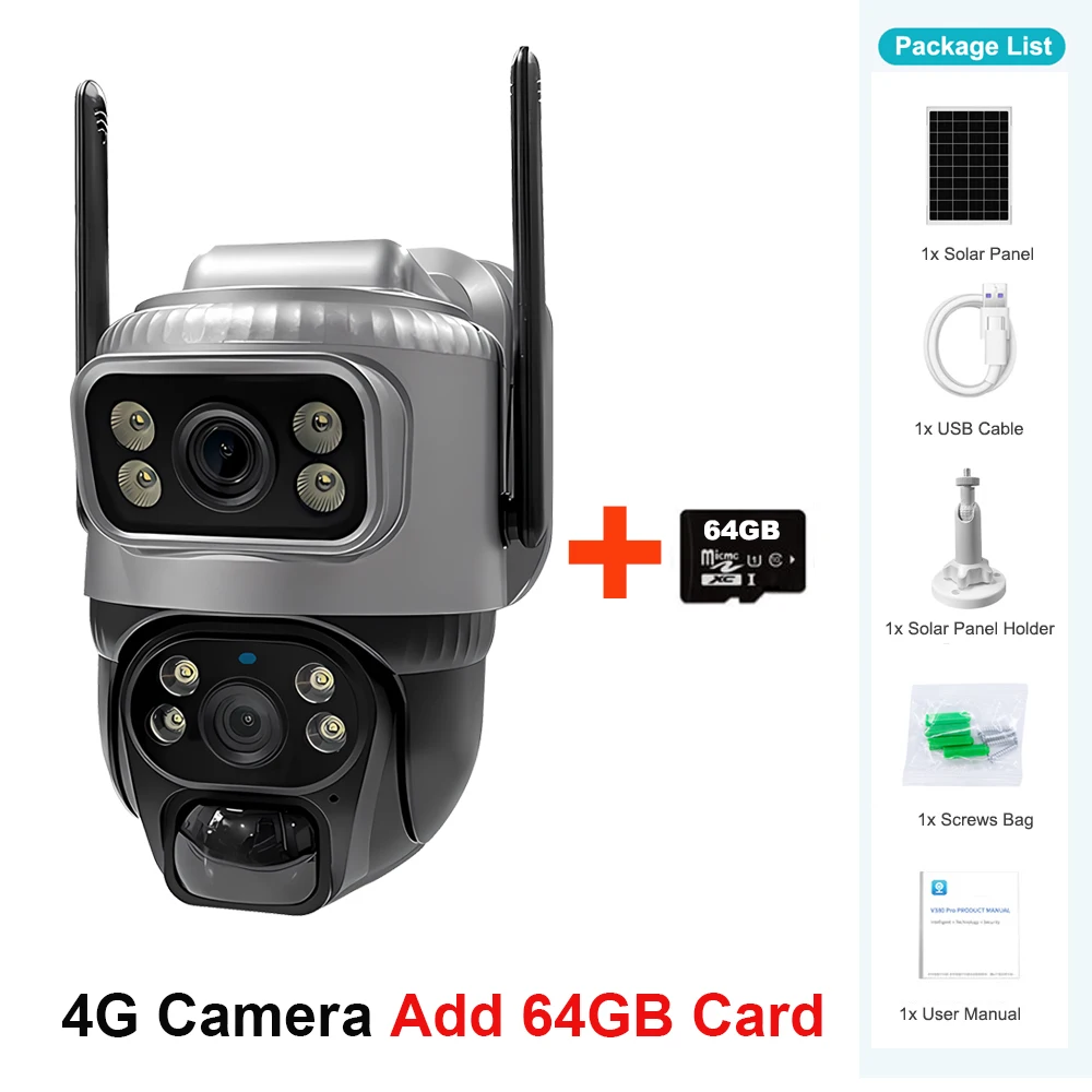 4G Cam 64GB Card
