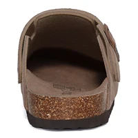Shevalues Women Cow Suede Clogs With Adjustable Buckle Cork Leather Mules Comfortable Slip on Women Slippers Outdoor Cork Clogs - Image 6