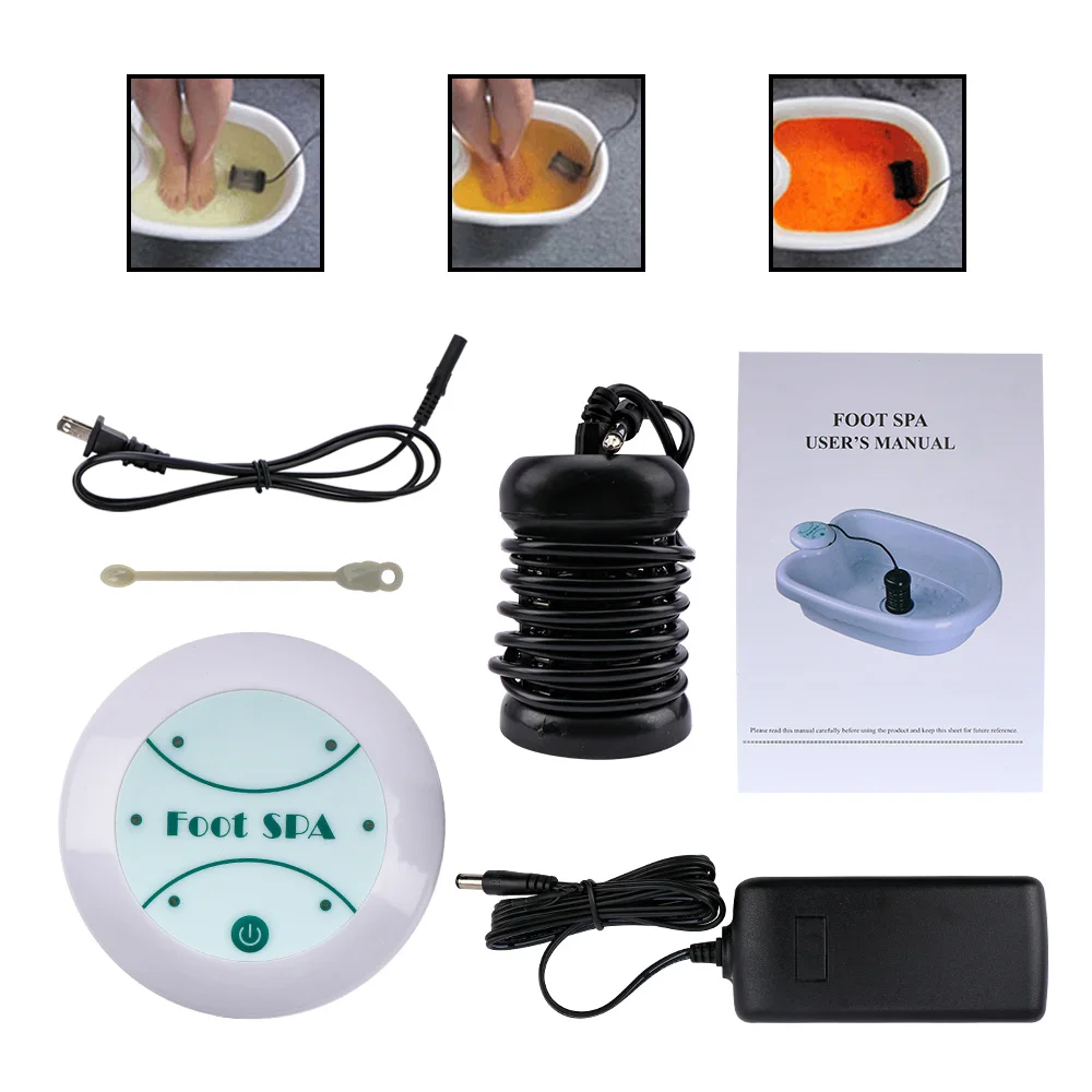 Electric Mini New Aqua Detox Machine Ion Cleanse Ionic Detox Foot Bath Aqua Cell Spa Machine Footbath Massage Foot Bath