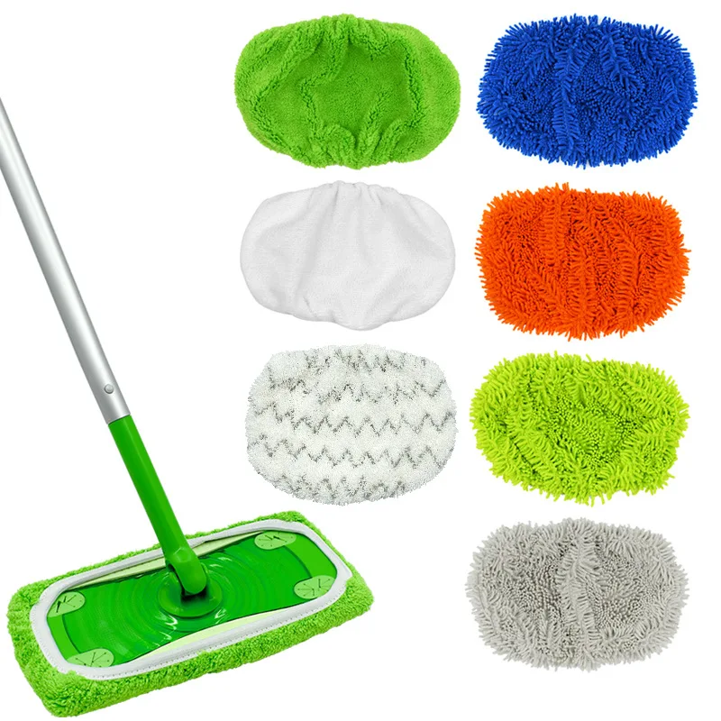 Adapted to Swiffer Sweeper ultra-fine fiber flat mop replacement pad, dry and wet dual-purpose mop accessories